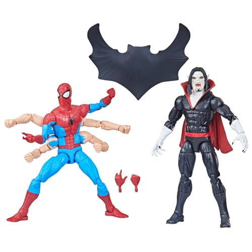 Hasbro The Amazing Spider-Man Marvel Legends Pack 2 Figurines Spider-Man & Morbius 15 cm