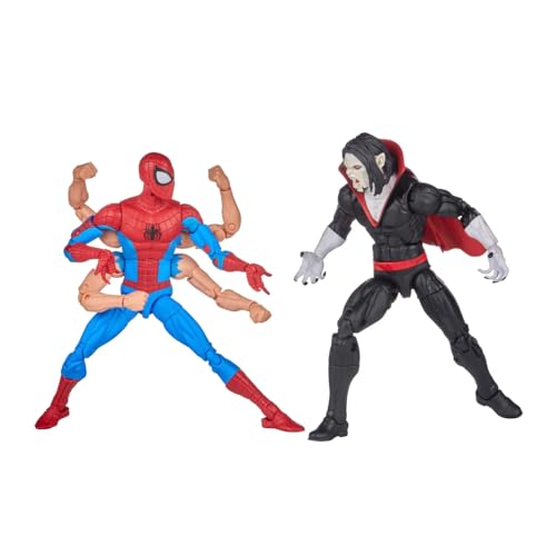 Hasbro The Amazing Spider-Man Marvel Legends Pack 2 Figurines Spider-Man & Morbius 15 cm