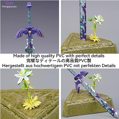 Hengqiyuan Espada Maestra Modelo PVC Zelda con Caja, Juguete Niños, Fans Anime, Coleccionistas de Juegos y Decoración Habitación,Aaaaa