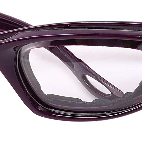 Herklotzn Lágrimas Libre Gafas De Corte Cebolla Gafas Protector De Ojos Herramienta De Cocina Gadget Púrpura