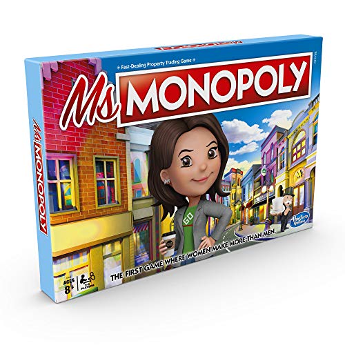HiCollections MS. Monopoly Board Game; First Game Where Women Make More Than Men; Features Inventions by Women; Game for Families and Kids Ages 8 and up