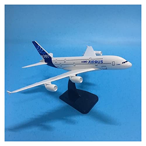 HINDKA Modelos Prefabricados y De Molde Fundido For Avión de Metal Modelo 1: 200 20 cm Primitivo Airbus A380 A3550 Modelo de avión Juguetes Avión En Miniatura (Color : B)