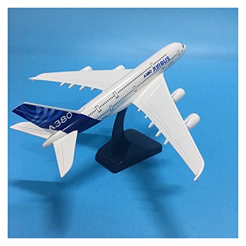HINDKA Modelos Prefabricados y De Molde Fundido For Avión de Metal Modelo 1: 200 20 cm Primitivo Airbus A380 A3550 Modelo de avión Juguetes Avión En Miniatura (Color : B)