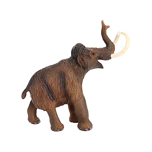 ibasenice Mamut Lanudo Mini Estatua De Ganesh Modelo Animal Decoración del Hogar Regalo Figuras De Animales De La Selva Mamut Modelo 3D Wildcraft Criaturas Prehistóricas Modelo Mundo Animal