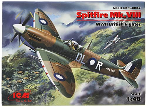 ICM 48067 - Maqueta de avión Spitfire MK.VIII British Fighter de la Segunda Guerra Mundial