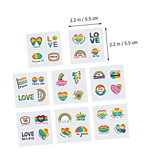 ifundom 32 Hojas Pegatinas Del Mismo Fun Stickers Homosexual Orgullo Pegatinas Arcoiris Lgbt Pegatinas Arcoiris Amor Orgullo Cosas Lgbtq Impresión Papel Pegatinas