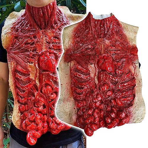 Infinity Gauntlet Disfraz de órgano humano falso para Halloween con órganos sangrientos, disfraz de zombi espeluznante, decoraciones de Halloween, accesorios de cosplay