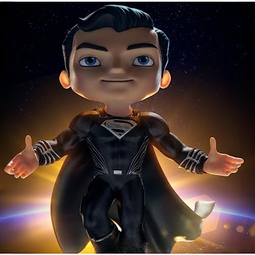Iron Studios Estatua Minico Superman Black Suit - Zack Snyder`s Justice League 18 cm