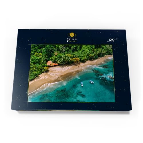 Isla Tropical con Exuberante Selva En Costa Rica, Isla del Caño - Premium 500 Piezas Puzzles - Colección Especial MyPuzzle de Puzzle Galaxy