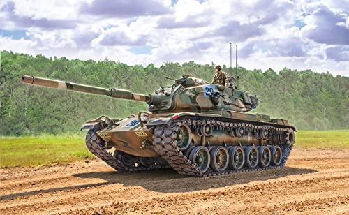 Italeri 6582 1:35 Tanque de Batalla Principal M60A-3-Modelo de Suelo, Hobby, Pegado, Kit de plástico, detallado, Multicolor