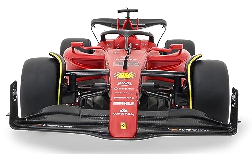 JAMARA Ferrari F1-75 1:12 2,4 GHz - 2,4 GHz para multijugador, Licencia Oficial, Pintura Fiel al Coche RC
