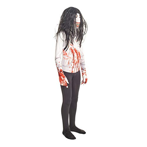 Jeff la Killer Kids Monster Morphsuit Disfraz – Tamaño Grande (120cm-137cm)