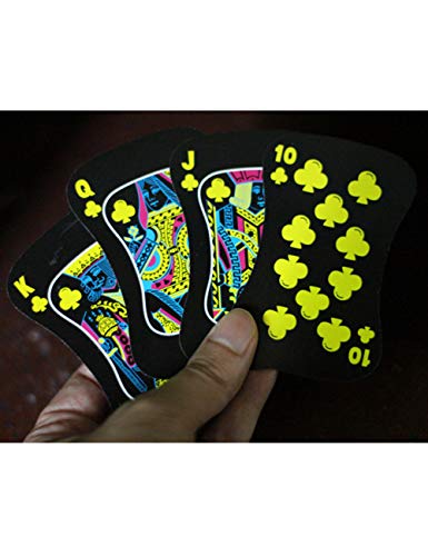 JKDKK Jugando A Las Cartas Luminoso Naipes Fluorescencia Night Watch Poker Cartas Juego De Mesa Bar Discoteca Noches Poker Cool, 1
