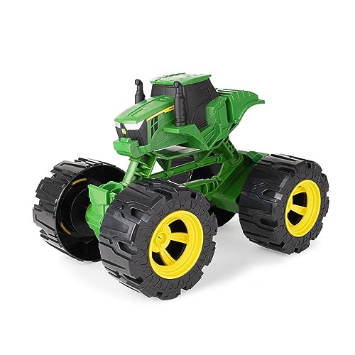 John Deere Monster Treads Tractor todoterreno infantil – Juguete Tractor para niños con ruedas grandes – Juguete duradero interior y exterior – Regalo para niños y niñas de 3 años