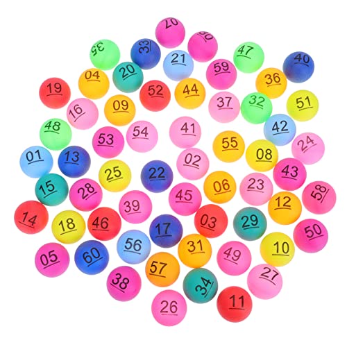 Juego Bingo Bolas Numeradas 1- Bolas Lotería Bingo Numeradas Bolas Rifa 100 Juego Lotería: Fichas Bingo