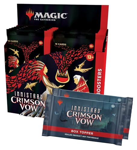 Juego de cartas wizard of the coast collector booster display (12 mazos) innistrad crimson vow cartas magic ingles 99461