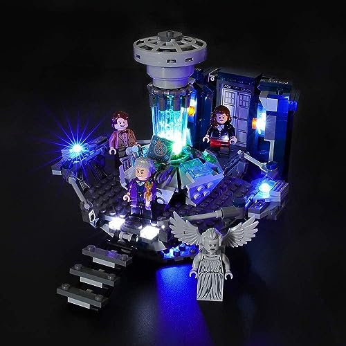 Juego de luces USB para Lego 21304 Ideas Doctor Who Bloque de construcción, no incluye el modelo