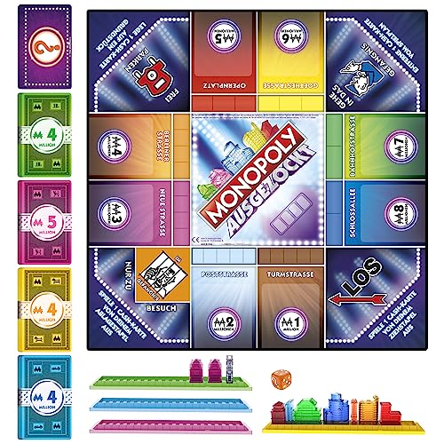 Juego de Mesa Monopoly de Monopoly para 2 – 4 Jugadores, Tiempo de Juego de 20 Minutos Aprox.