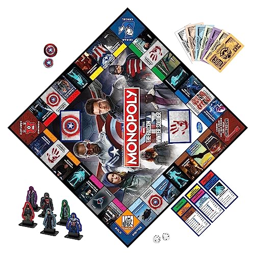 Juego de Mesa Monopoly Falcon y el Soldado de Invierno (F5851105)