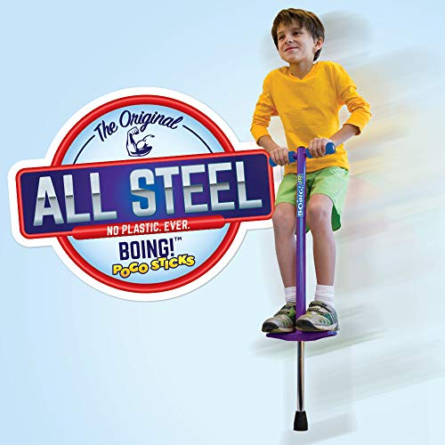 Jumparoo BOING! JR. Pogo Stick by Air Kicks, Small for Kids 50 to 90 Lbs. by Geospace