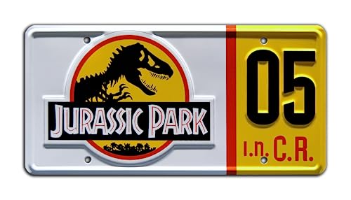 Jurassic Trilogy | Explorer #05 | Metal Stamped License Plate