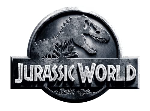 Jurassic World - Licencia Original - Estuche Negro/Rojo 3 Compartimentos con Cremalleras - 45 Accesorios de papelería Escolar, Dimensiones 20x6x12,5 cm - Dinosaurio - Escuela Primaria y Mediana