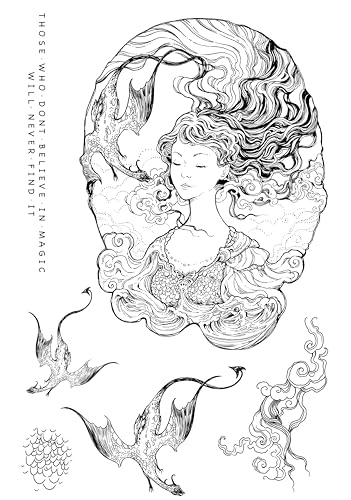 KatKin Krafts Dragon'S Breath-Juego de Sellos Transparentes (15,24 x 20,32 cm), 6 x 8 in