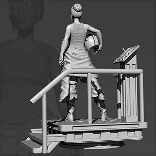 Kit de Modelo de Resina de guerrera planetaria de Ciencia ficción 1/24, Figuras en Miniatura sin Pintar y sin montar//Pj1-94 Ahowse