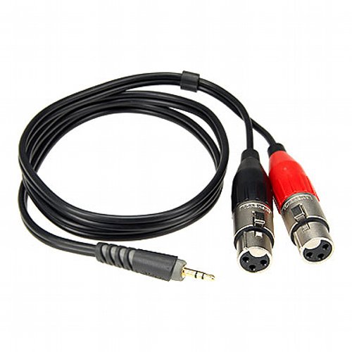 Klotz - Cable de inserción (2 x XLR-f/3,5 sym, 2 m, conectores de oro MiniJack - Cable de inserción