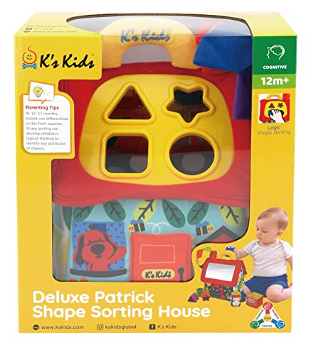 K's Kids Deluxe Patrick Shape Sorting House (Versión Disponible 2020)