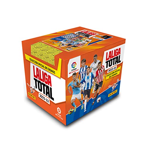 La Liga Total- Caja 50 Sobres, Color Naranja, Normal (Panini España 1)