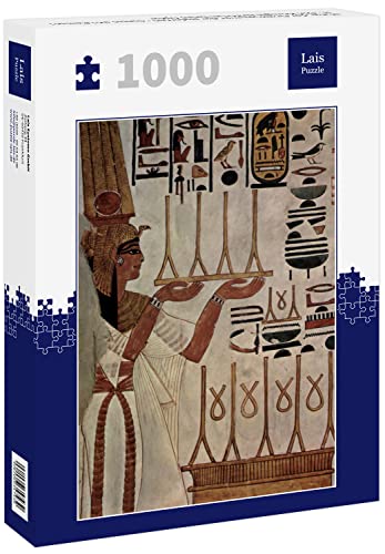 Lais Puzzle Pintor de la Tumba de Nefertari - Esposa de Ramsés II, la Reina Nefertari en el Sacrificio 1000 Piezas