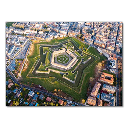 Lais Puzzle Vista aérea de la ciudadela de Jaca, España 1000 Piezas