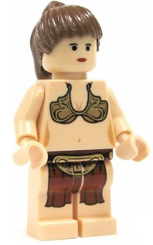 Lando Calrissian (Jabba Guard) y Princesa Leia Esclava con Cadenas - LEGO Star Wars Minifiguras