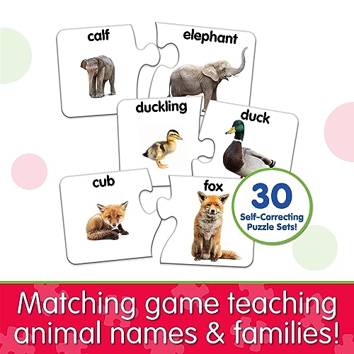 Learning Journey El Viaje de Aprendizaje 117408 Animal Families Match it Puzzle