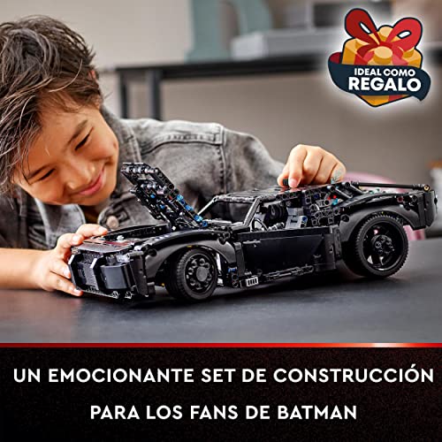 LEGO 42127 Technic The Batman: BATMÓVIL, Maqueta de Coche para Construir, Réplica de la Película para Adolescentes y Niños, Regalos para Comunión