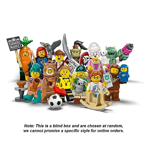 LEGO, 71037 Minifigures 24 Edición, Tirada Limitada, Bolsa Sorpresa, Juguete Coleccionable, 1 Mini Figura de Personaje con Accesorios (Unidad Escogida al Azar), Multicolor