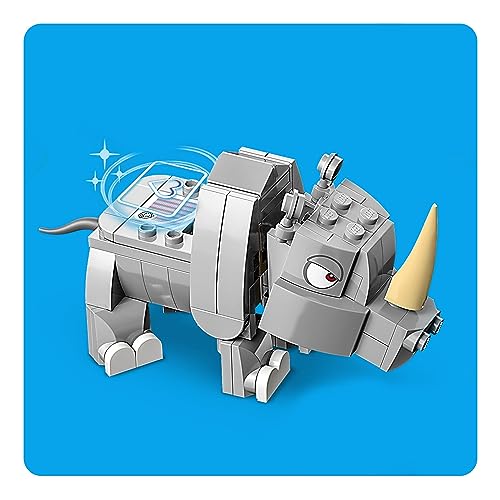LEGO 71420 Super Mario Set de Expansión: Rambi, el Rinoceronte, Figura de Animal de Juguete para Construir y Rocas, Regalo Pequeño para Combinar con un Pack Inicial