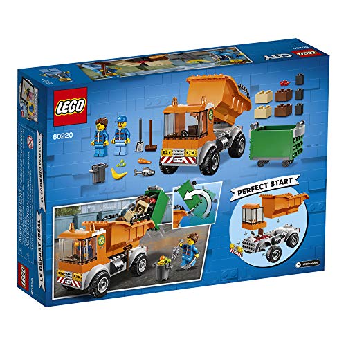 LEGO City Great Vehicles Garbage Truck 60220 Building Kit , New 2019 (90 Piece)