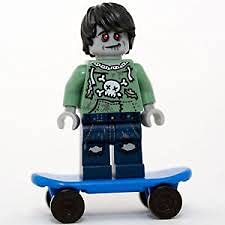LEGO Minifigura Zombie Skateboarder (en bolsa)
