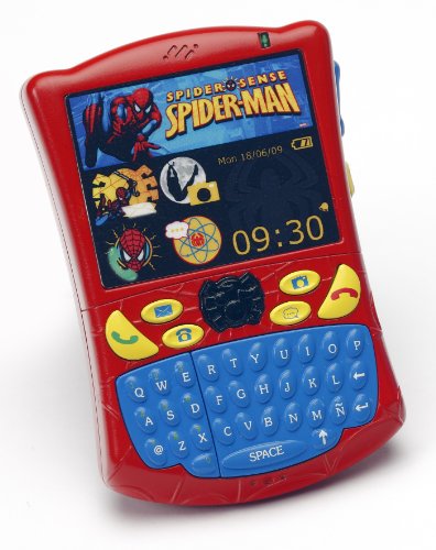 Lexibook RPS007 Spider-Man Spiderman, Marvel-Teléfono de Juguete y Asistente Personal, Juego de imitación