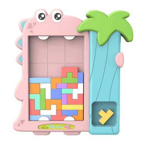 liaobeiotry Montessori STEM Blocks Educational Toy Blocks Puzzle Brain Teasers Toy Tangram Russian Blocks Puzzle Disentanglement Puzzles