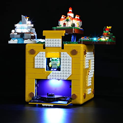 LIGHTAILING Kit de iluminación LED para Lego- 71395 Super Mario 64 Bloques de Interrogación Modelo - Juego de luces LED compatible con el modelo Lego (no incluye el modelo Lego)