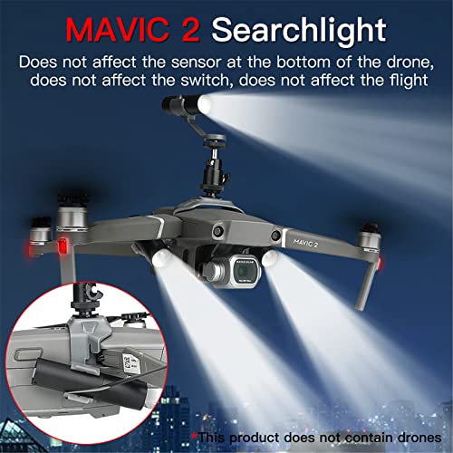 Linterna, juego de reflectores adecuado para Dji Mavic 2 Pro Zoom juego de reflectores accesorios recargables para drones (Linterna individual)
