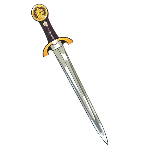 Liontouch - Caballero Noble Espada, Rojo - 57,5 cm | Juguete Medieval de Espuma para Juegos de Imitación para Niños con Tema de León Dorado | Armas Seguras para Disfraces y Vestuario de Niños