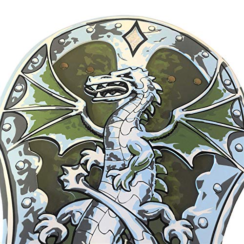 Liontouch - Escudo de Dragón | Juguete de Espuma para Juego Imaginativo en Aventuras Fantásticas de Niños | Armas y Armadura de Batalla Seguras y Flexibles para Disfraces y Vestimenta Infantil