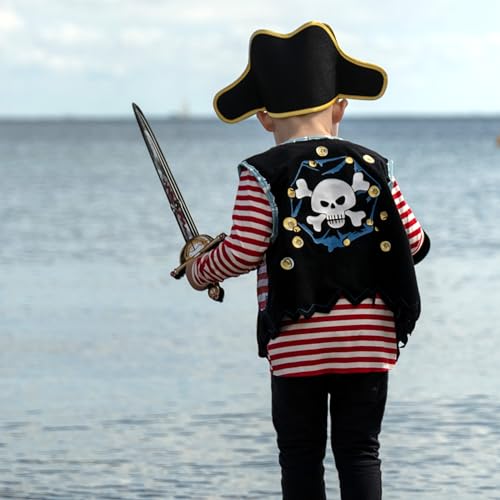 Liontouch - Estoque Pirata – Capitán Cruz | Juguete de Espuma para Niños con Motivo de Calavera | Armas Seguras, Espadas y Armaduras para Disfraces