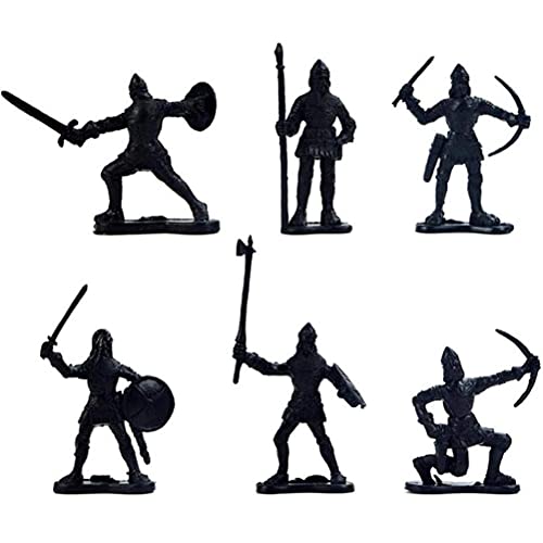 Los soldados figuran Caballeros Juguetes de caballos, Guerreros Caballeros Juguetes de caballos Model Niños Juguetes fuertes Juguetes antiguos medieval Juguetes de juguete regalo para niños