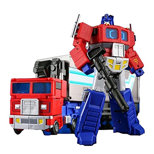 LUTUME Juguetes transformadores, Figuras De Acción De La Serie G1 Optimus Prime Commander Modelo De Personaje De Acción Juguetes - Altura 12 Cm