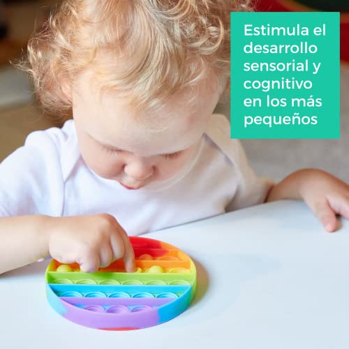 MAGIC SELECT Juguete sensorial Fidget pompas, Juguete de explotar Burbujas Push and Pop para Hacer estallar, antiestrés para ansiedad, para niños y Adultos…